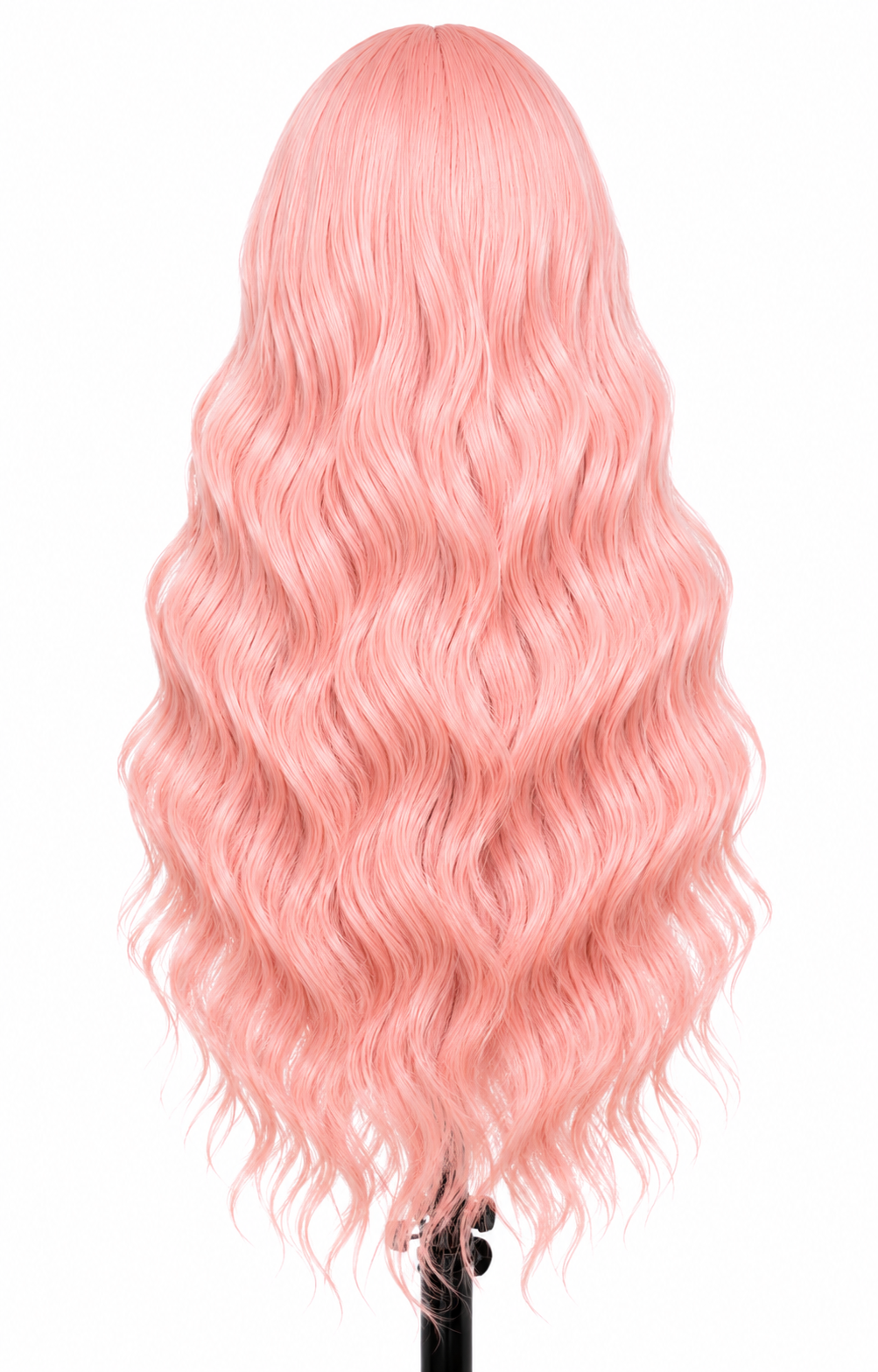 Aria | 30" Blush Pink Water Wave Lace Front Wig