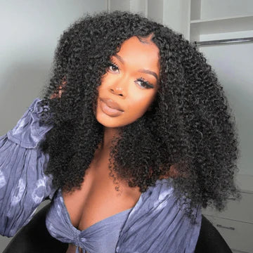 Celebrity Nic Few Collab |Viral Glueless Curly Human Hair Wig | What Lace|Free Celebrity Bling Handbag Limited Stock